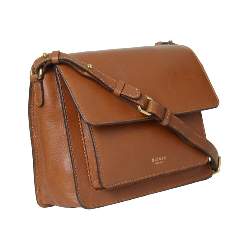 Belsac Crossbody Pammi Cognac 2