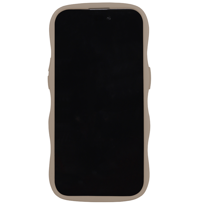 Holdit Mobilcover Wavy Mocca Brun Iphone 15 3