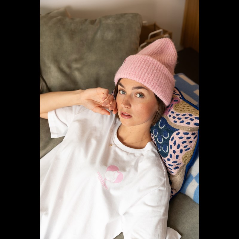 Nordic Buddies Mössa Mumin Fluffy Chunky   Rosa 5