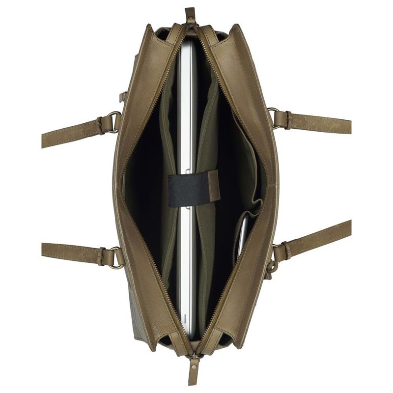 Burkely Computertaske Croco Cassy Grøn 15" 3