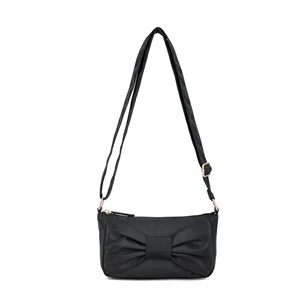 Conmé Crossbody Sille Sløjfe Sort