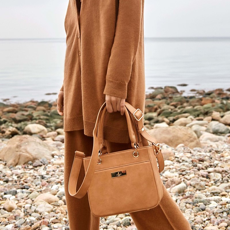 Rosemunde Skuldertaske  Camel 3