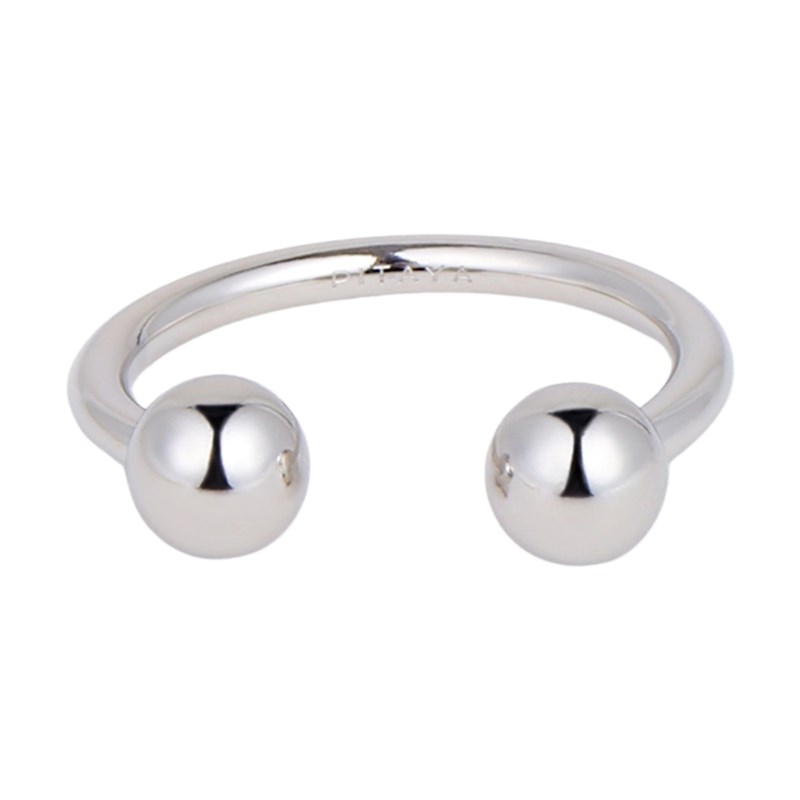 PITAYA Ring Frida Ball  Sølv