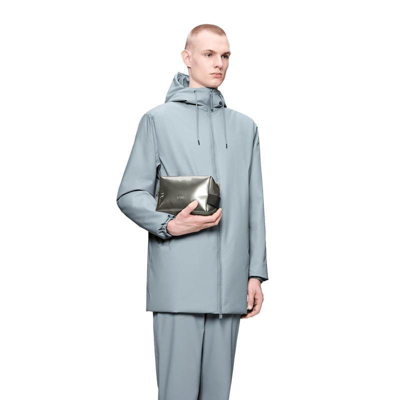 Rains Necessär Wash Bag S Silver 4