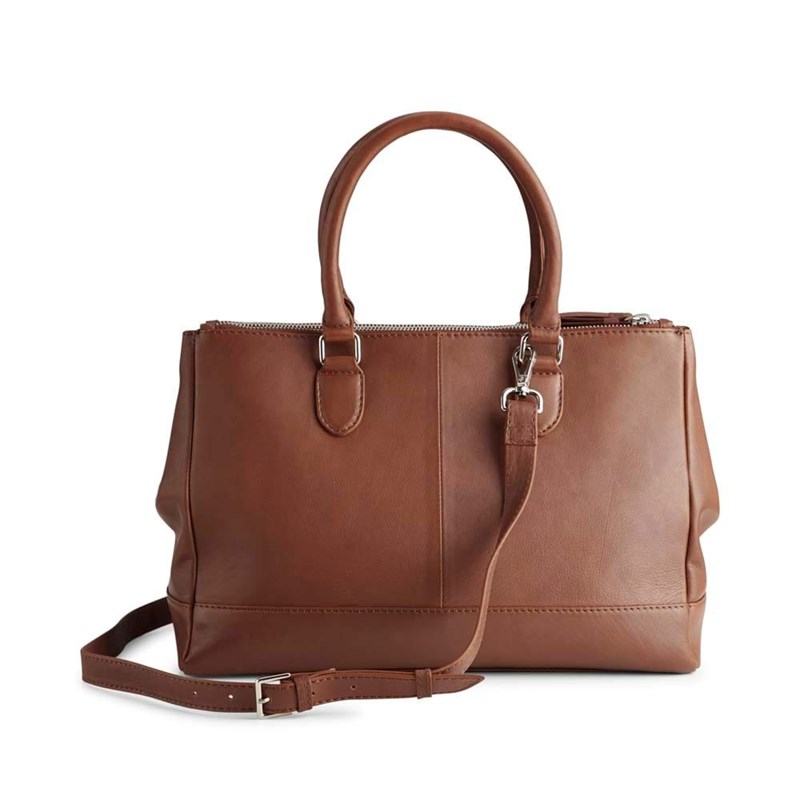 Aura Håndtaske Rome Cognac 3