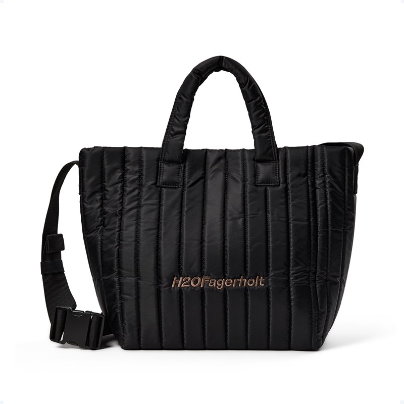 H2OFagerholt Shopper Market  Sort/Brun 1