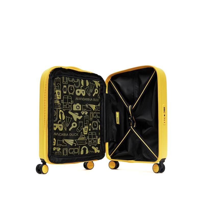 Mandarina Duck Kuffert Logoduck+ Gul 55 Cm 4