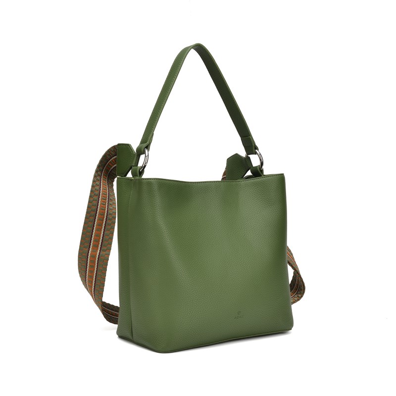 Adax Skuldertaske Lydia Hello I'mVe Mørk grøn 3