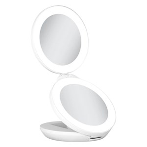 UNIQ Rejsespejl dobbelt x2 LED Hvid