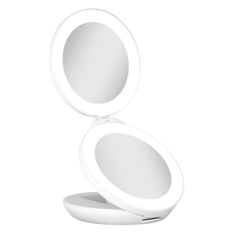 UNIQ Rejsespejl dobbelt x2 LED Hvid 1