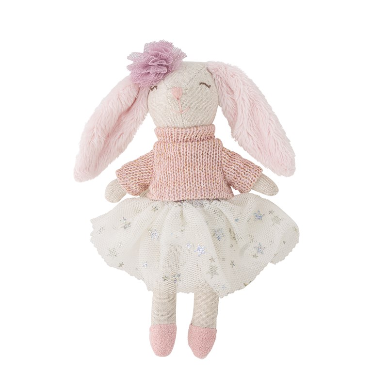 Bloomingville Docka Milly Lila/vit/rosa 3