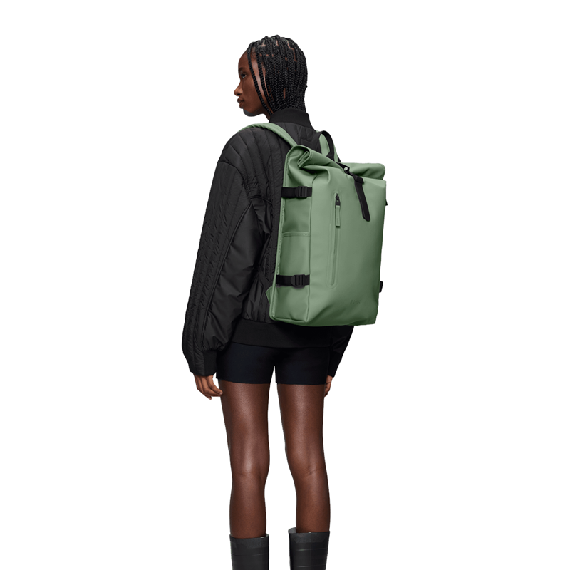 RAINS Rygsæk Rolltop L W3 Bladgrøn 2