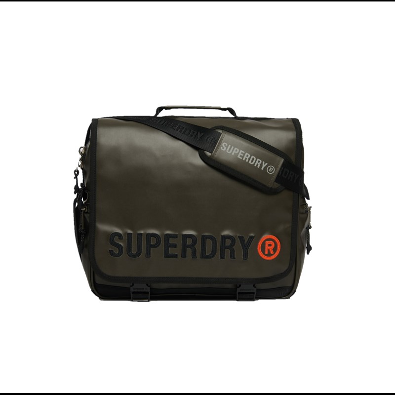 Superdry Skuldertaske Tarp Record  Oliven Grøn 1
