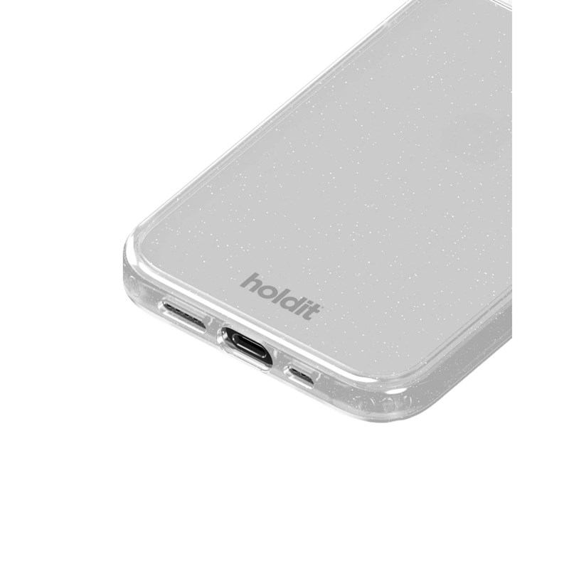 Holdit Mobilfodral Glitter Vit iPhone 12/12 Pro 4
