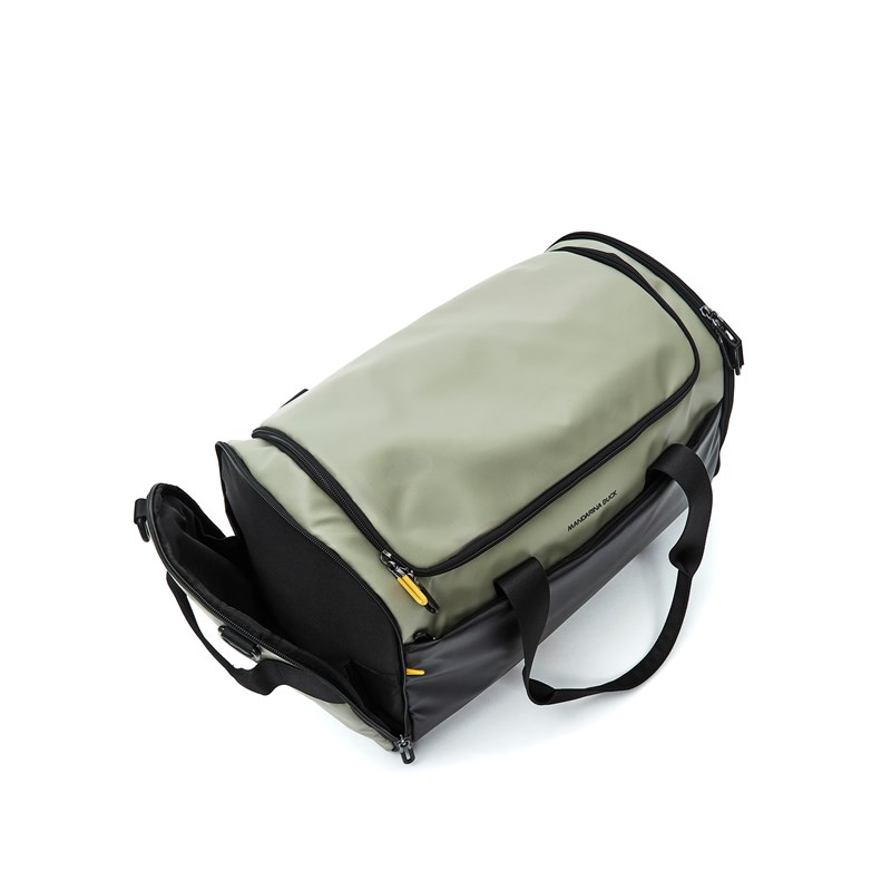 Mandarina Duck Rejsetaske Eco Coated Duffle Beige/grå 6