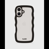 Holdit Mobilfodral Wavy Svart Iphone 16 1