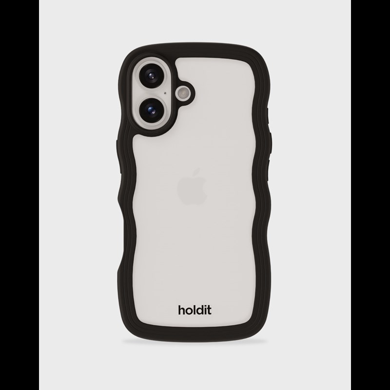 Holdit Mobilfodral Wavy Svart Iphone 16 1