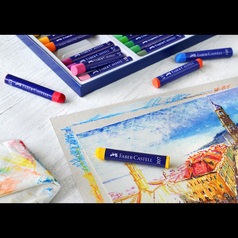 Faber-Castell Oljepastellkritor 12 st. Multi 3
