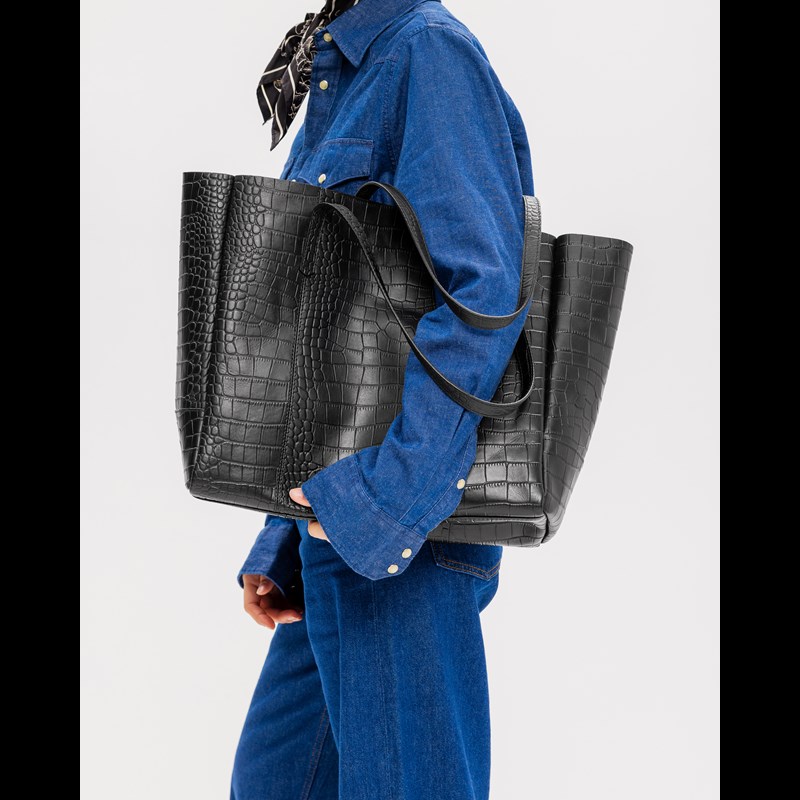 Saddler Hobo väska Garda Svart/Croco 7