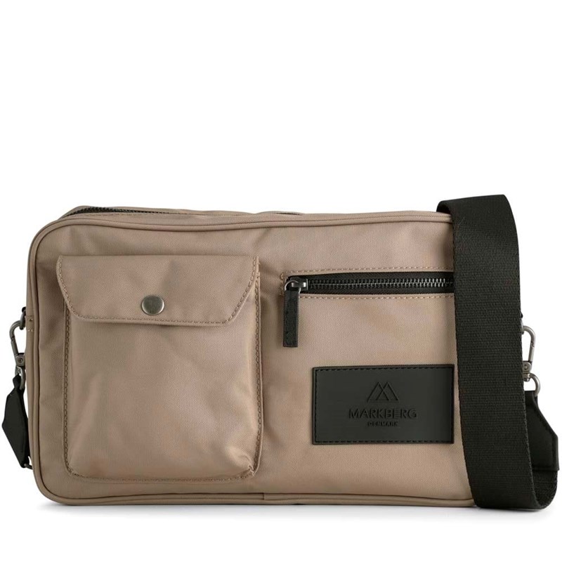 MARKBERG Crossbody Darla Recycled L Brun/Sort 6