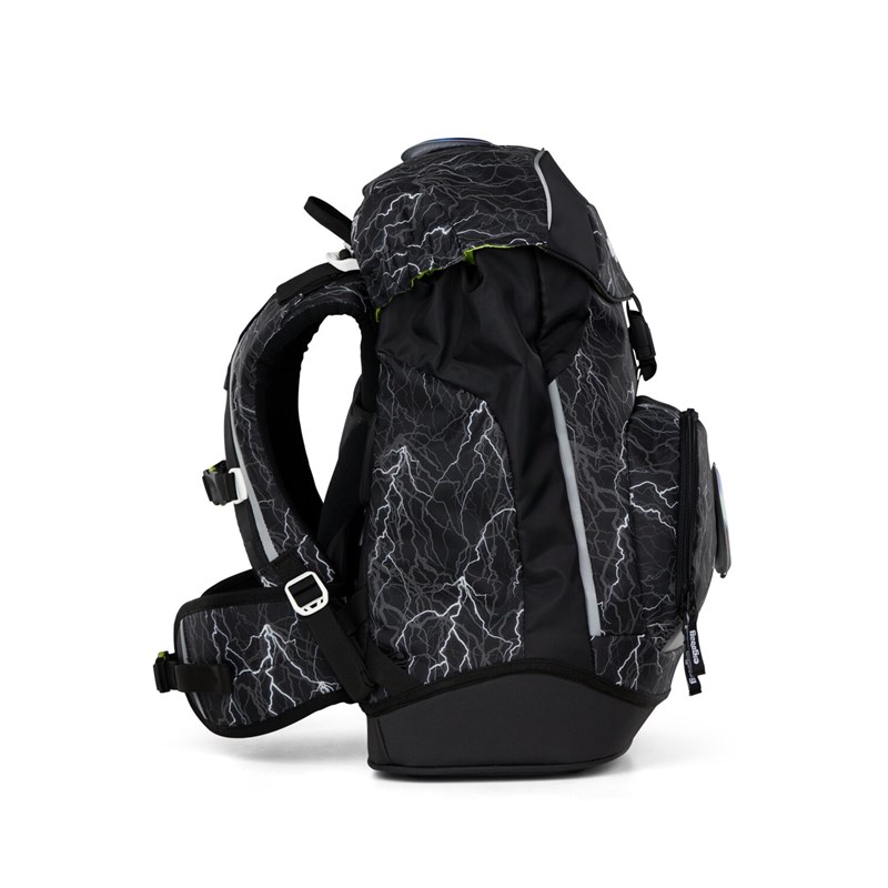 Ergobag Skolväska Prime Super Reflect Svart med mönster 3