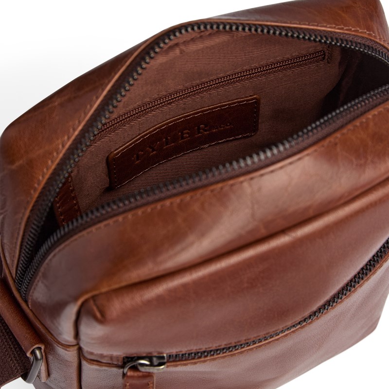 Tyler & Co Crossbody Brighton Cognac 6