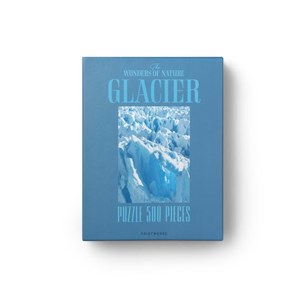 Printworks Pussel Glacier Blå