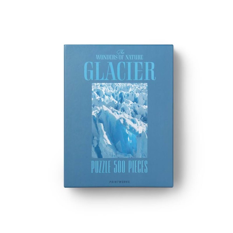 Printworks Pussel Glacier Blå 1