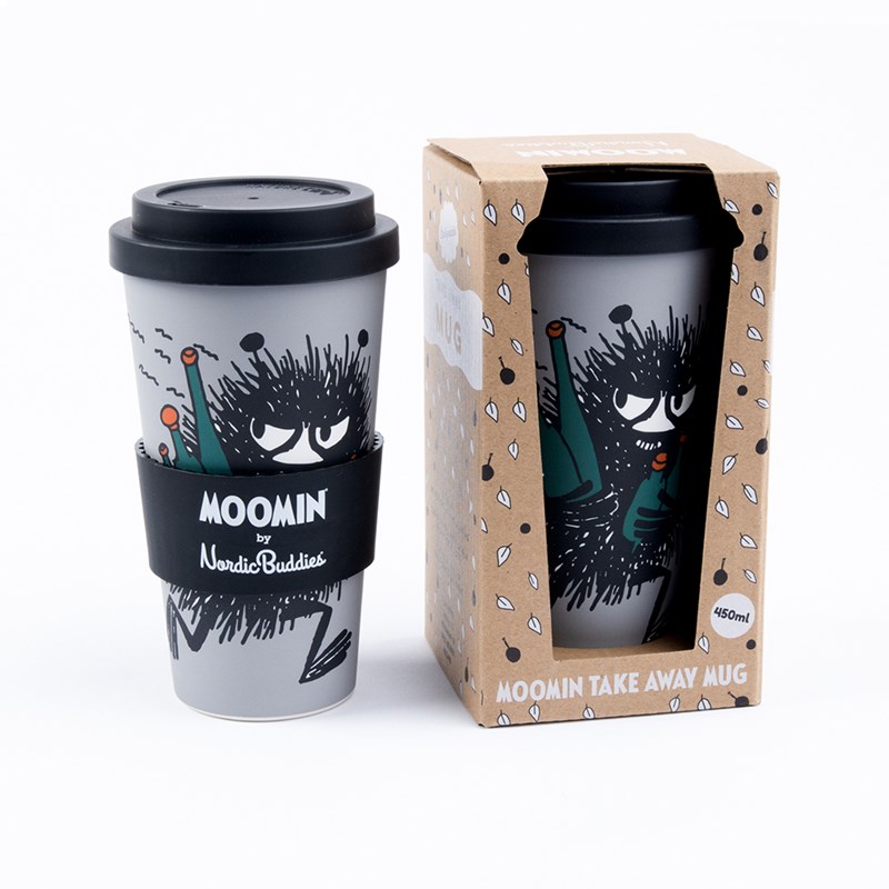 Nordic Buddies Takeaway mugg Stinky Grå 4