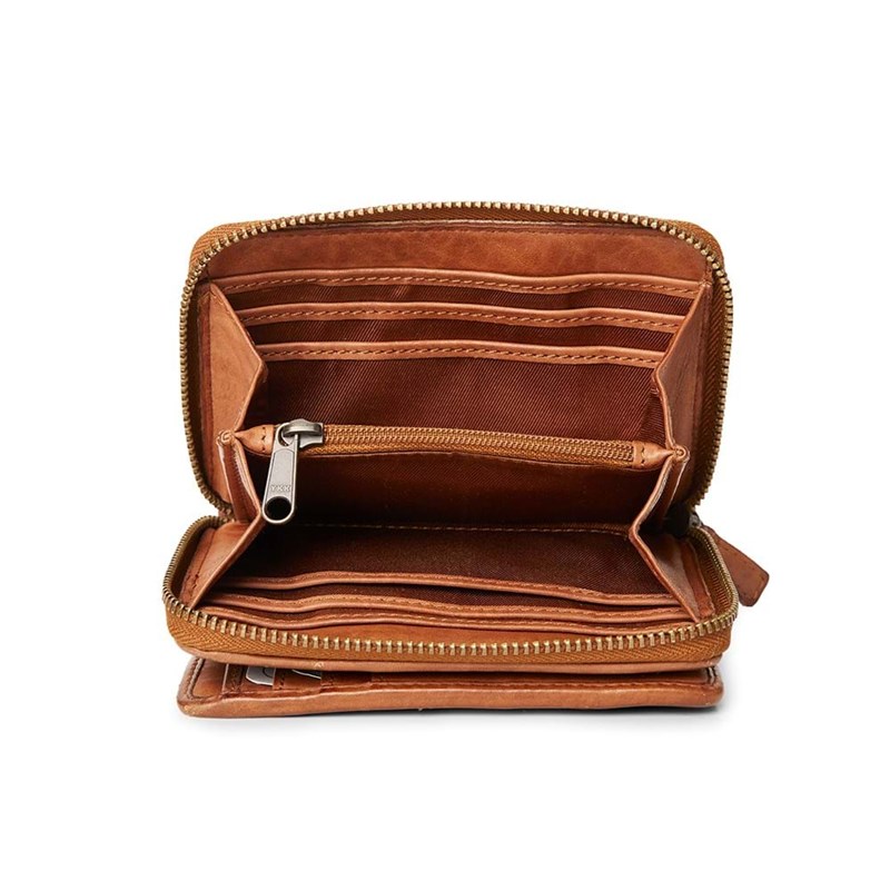 Pia Ries Plånbok Aska Konjak 6