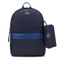 Lacoste Rygsæk med penalhus Mørk blå 1