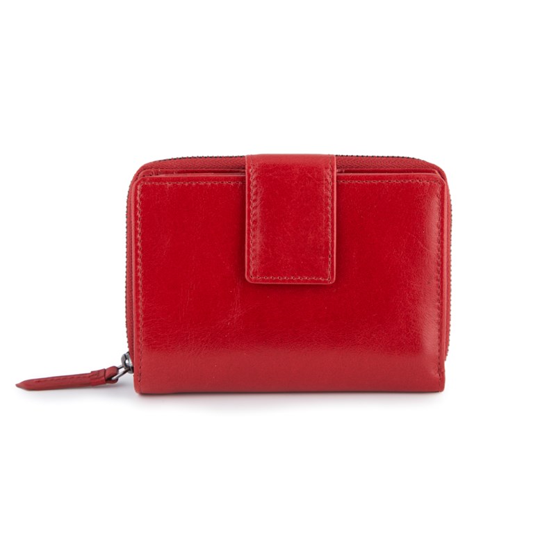 Pia Ries Damepung Crunch Zip Rød 2