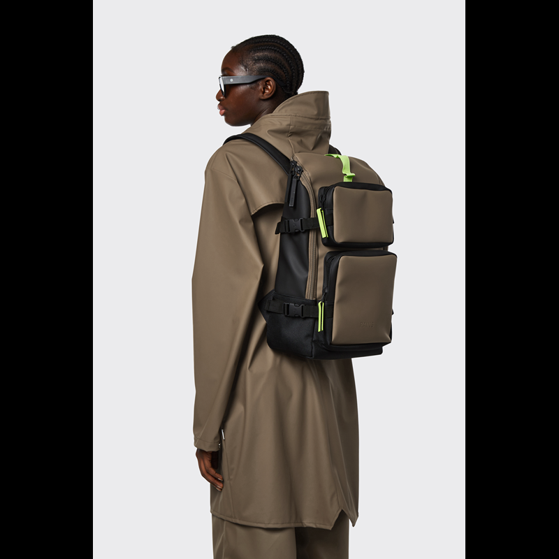 RAINS Rygsæk Charger Backpack Sort/Brun 6