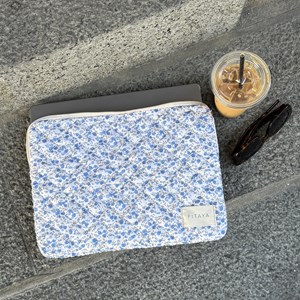 PITAYA Computer sleeve Emma 13" Blå Blomst alt image