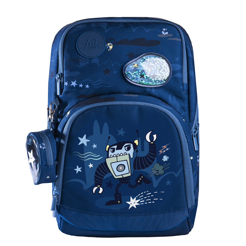 Frii of Norway Skoletaske Expand Robot Game Mørk blå 1