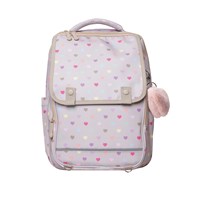 Grow Skoletaske StartPack Hearts Creme