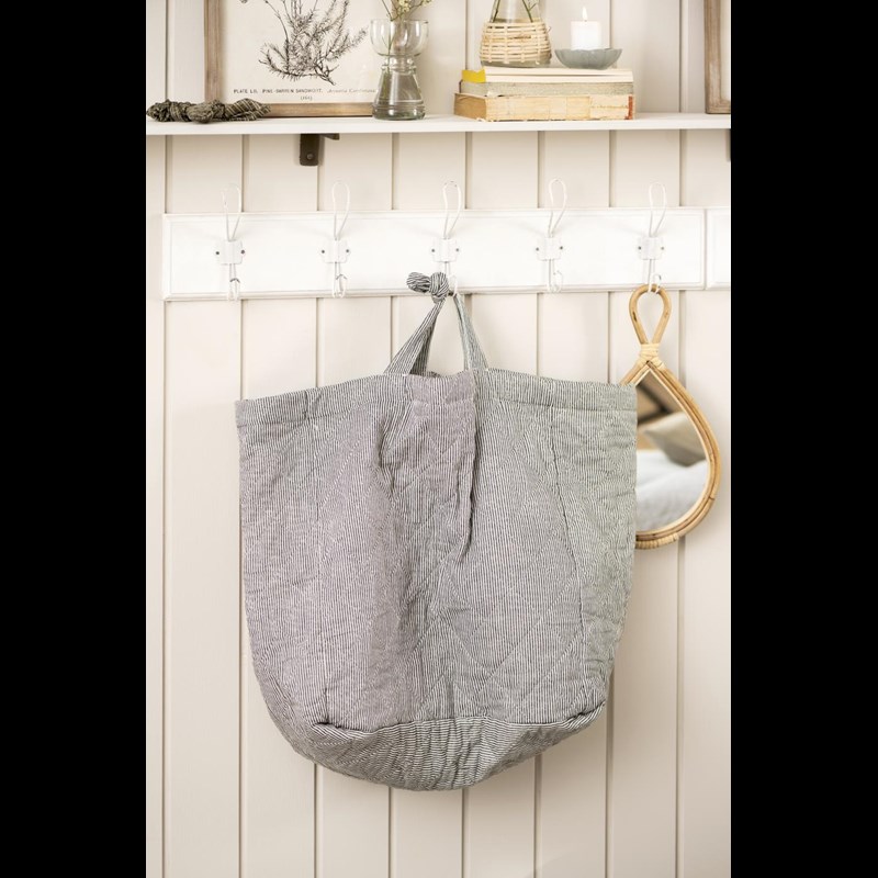 Ib Laursen Shopper Quiltad Grå/vit 2