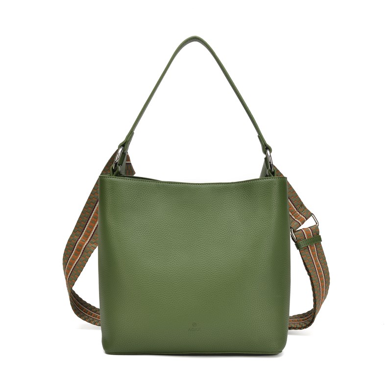 Adax Skuldertaske Lydia Hello I'mVe Mørk grøn 1