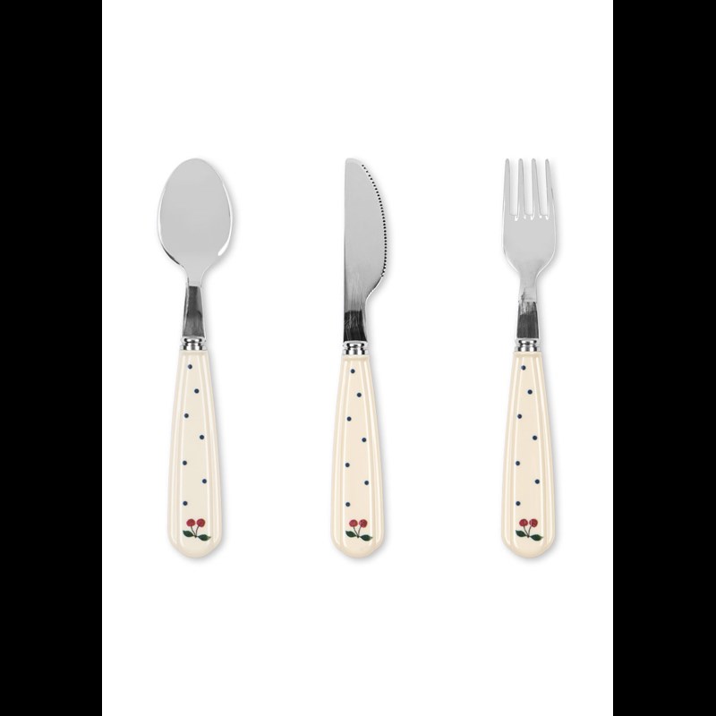 Konges Sløjd Bestiksæt Sort/Beige 1