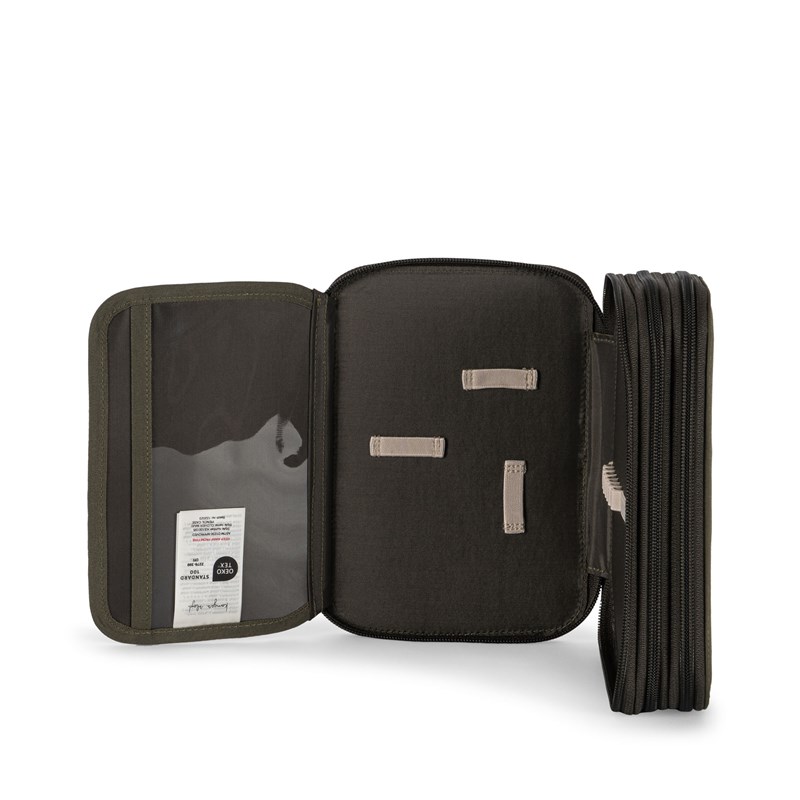 Konges Sløjd Penalhus 3-lags Kalamata Sort/Brun 7