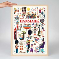 Antoni Legacy Plakat A3 Danmark Rød A3