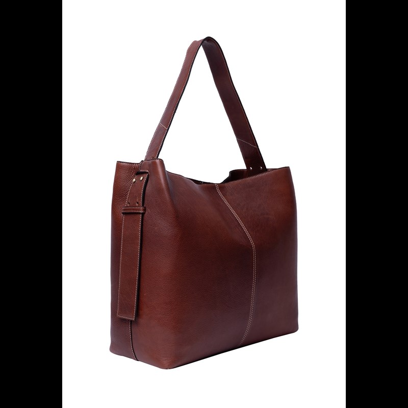 RE:DESIGNED Skuldertaske Naya Big Cognac 7