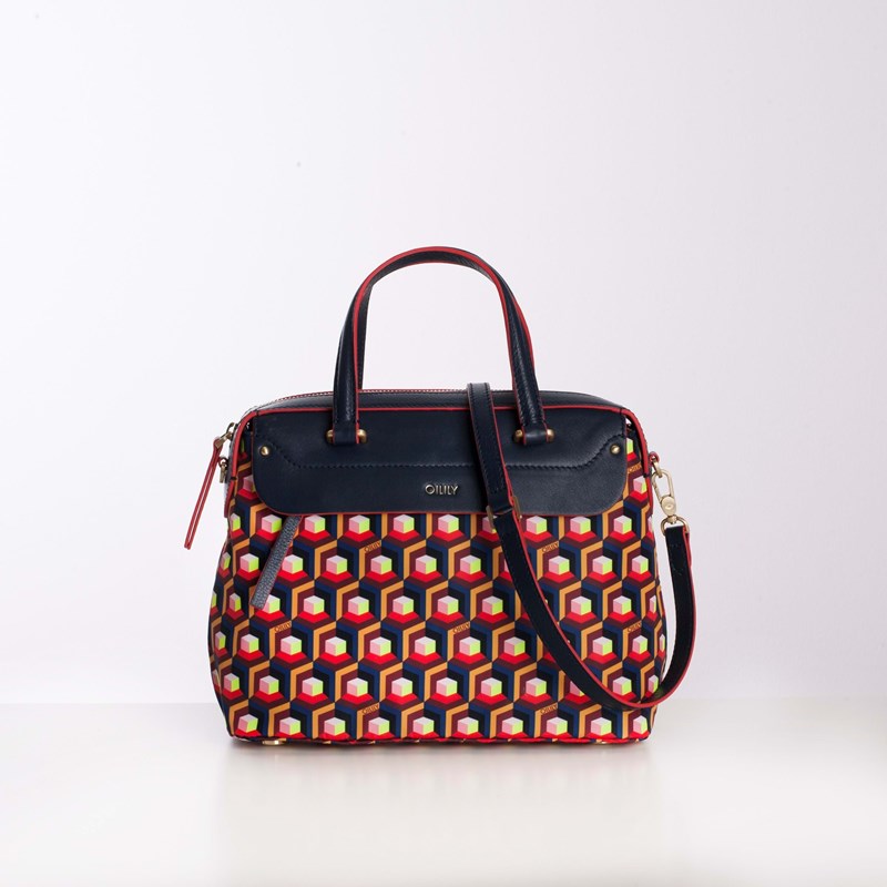 Oilily Håndtaske S Blå/mønster 2