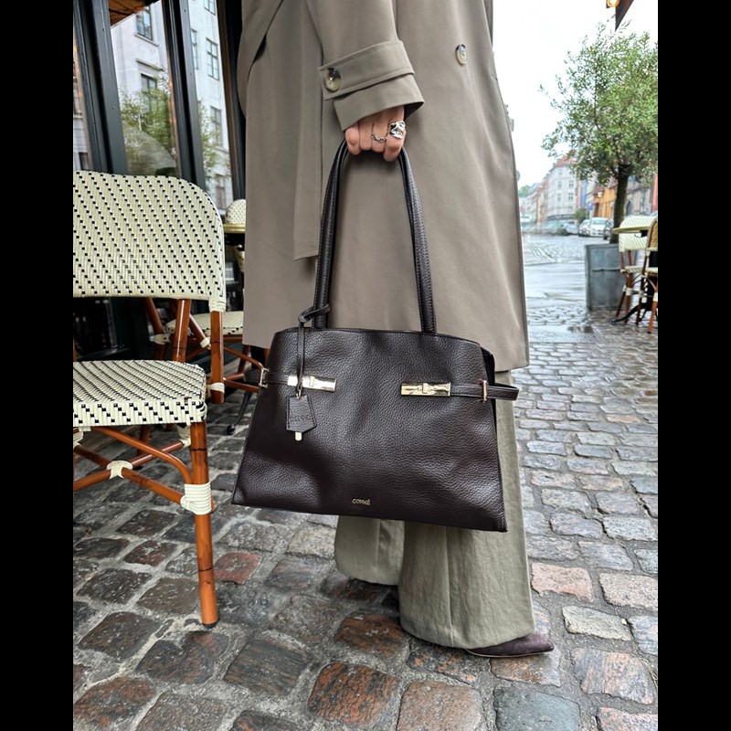Conmé Skuldertaske Manon Mocca Brun 13" 2