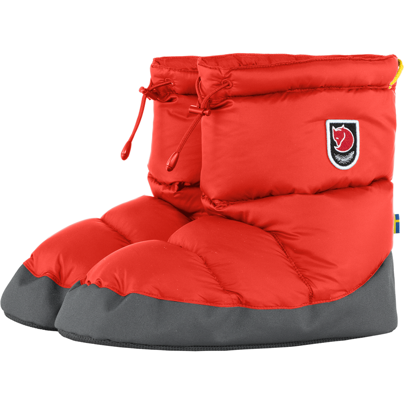 Fjällräven Hjemmesko Expedition Booties Rød Str XL