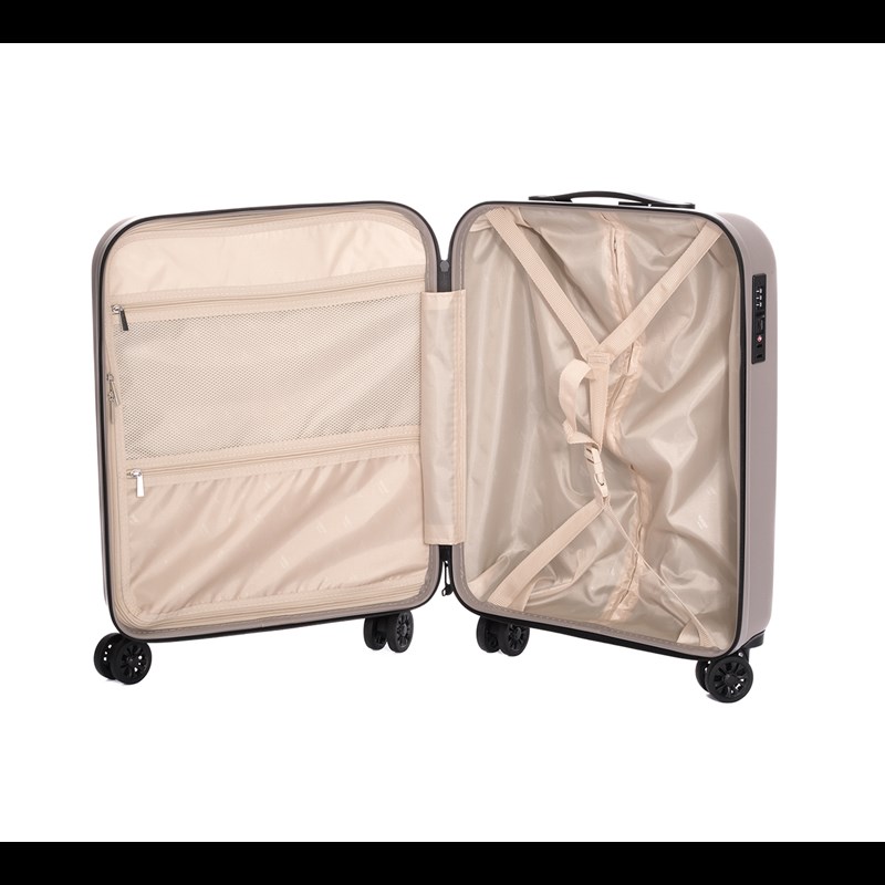Aries Travel Kuffert Palermo Gråbrun 55 Cm 5