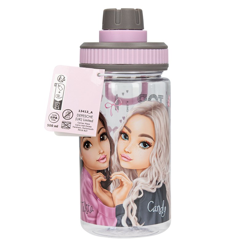 TOPModel Dricksflaska My BFF Transparent med mönster 5