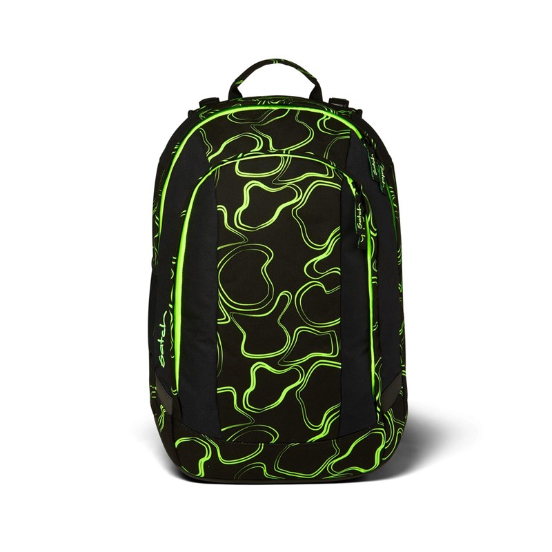 Satch Skoletaske Air Green Supreme Grøn mønster 1