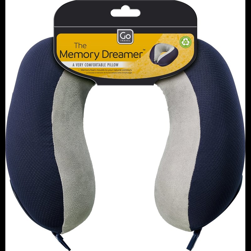 Go Travel Nakkepude Memory Dreamer Mörkblå 3