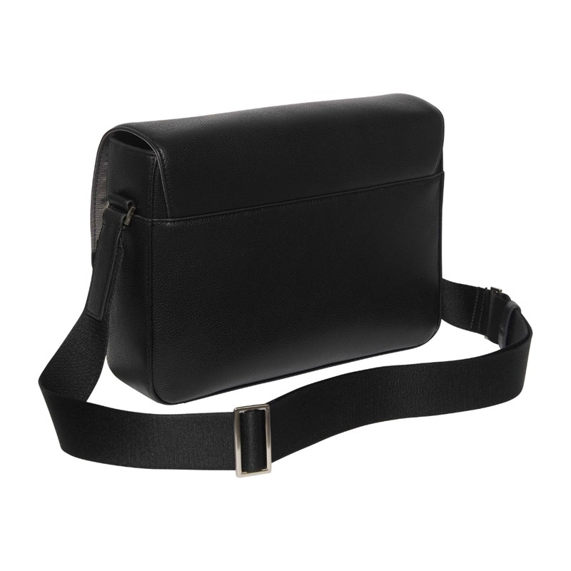 Calvin Klein Crossover Flap Messenger Svart 13" 3